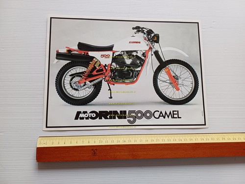 Moto Morini Camel 500 1° serie 1981 depliant italiano originale