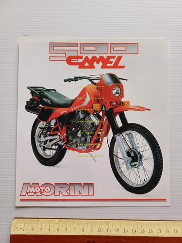 MOTO MORINI Camel 500 1984 enduro depliant ITALIANO originale