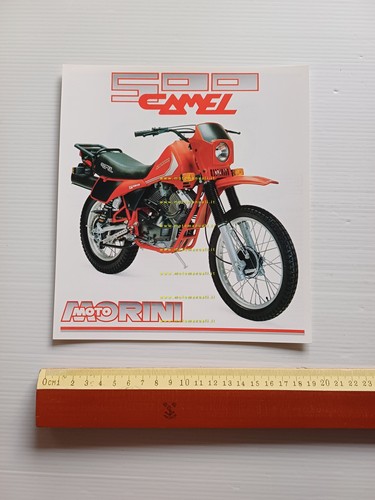 MOTO MORINI Camel 500 1984 enduro depliant ITALIANO originale