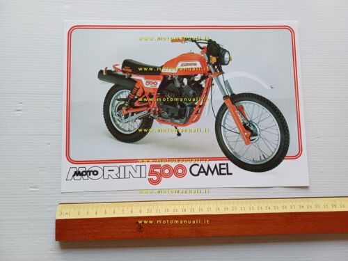 Moto Morini Camel 500 2a serie 1982 depliant originale italiano