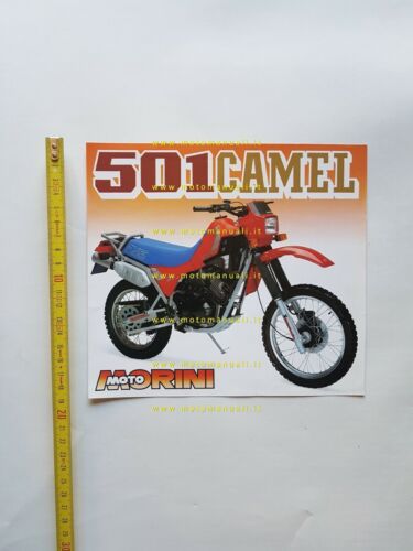 Moto Morini Camel 501 1985 depliant ITALIANO originale