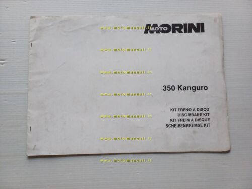 Moto Morini Kanguro 350 1a serie modifica freno disco catalogo …