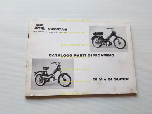 Motobecane 50 51 V - 51 Super 1980 catalogo ricambi …