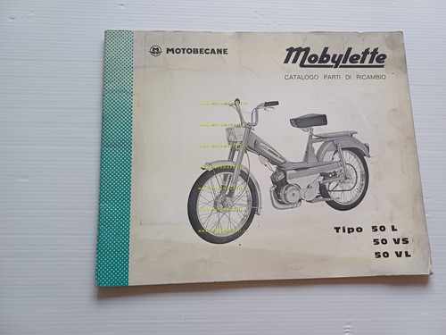 Motobecane MOBYLETTE 50 L - VS - VL 1972 catalogo …