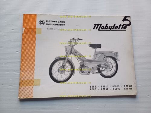 Motobecane Mobylette G50 - H50 1974 catalogo ricambi originale spare …