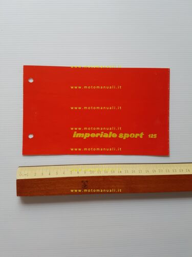 Motobi 125 Imperiale Sport 1963 depliant originale italiano