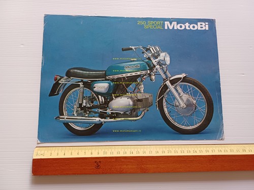 Motobi 250 Sport Special 1973 depliant italiano originale