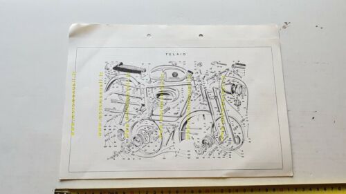 MOTOBI 48 Sport 4 Marce 1964 catalogo ricambi originale spare …