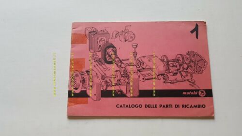 Motobi 75 Scooter 1961 catalogo ricambi originale spare parts catalogue