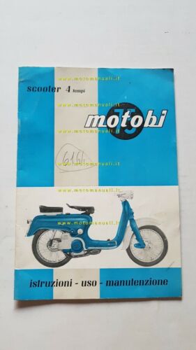 MOTOBI 75 Scooter 1961 manuale uso manutenzione originale owner manual