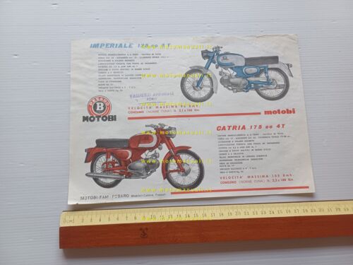 Motobi Catria-Catria Scooter 175 - Imperiale-Ardizio 125 depliant originale