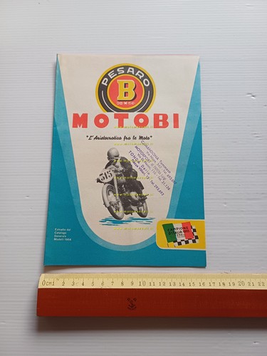 Motobi produzione modelli 1956 depliant italiano originale