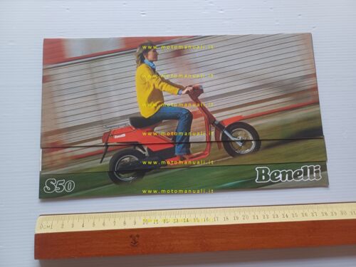 Motobi S 50 Scooter depliant italiano originale