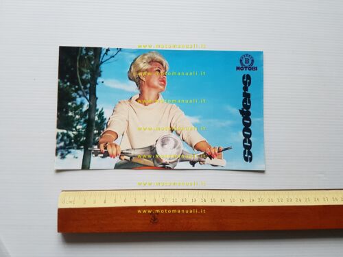 MOTOBI Scooter 125 1963 depliant originale italiano