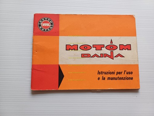 Motom 50 Daina - Dainamatic anni 60 manuale uso manutenzione …