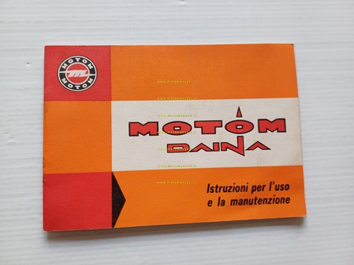 Motom 50 Daina - Dainamatic anni 60 manuale uso manutenzione …