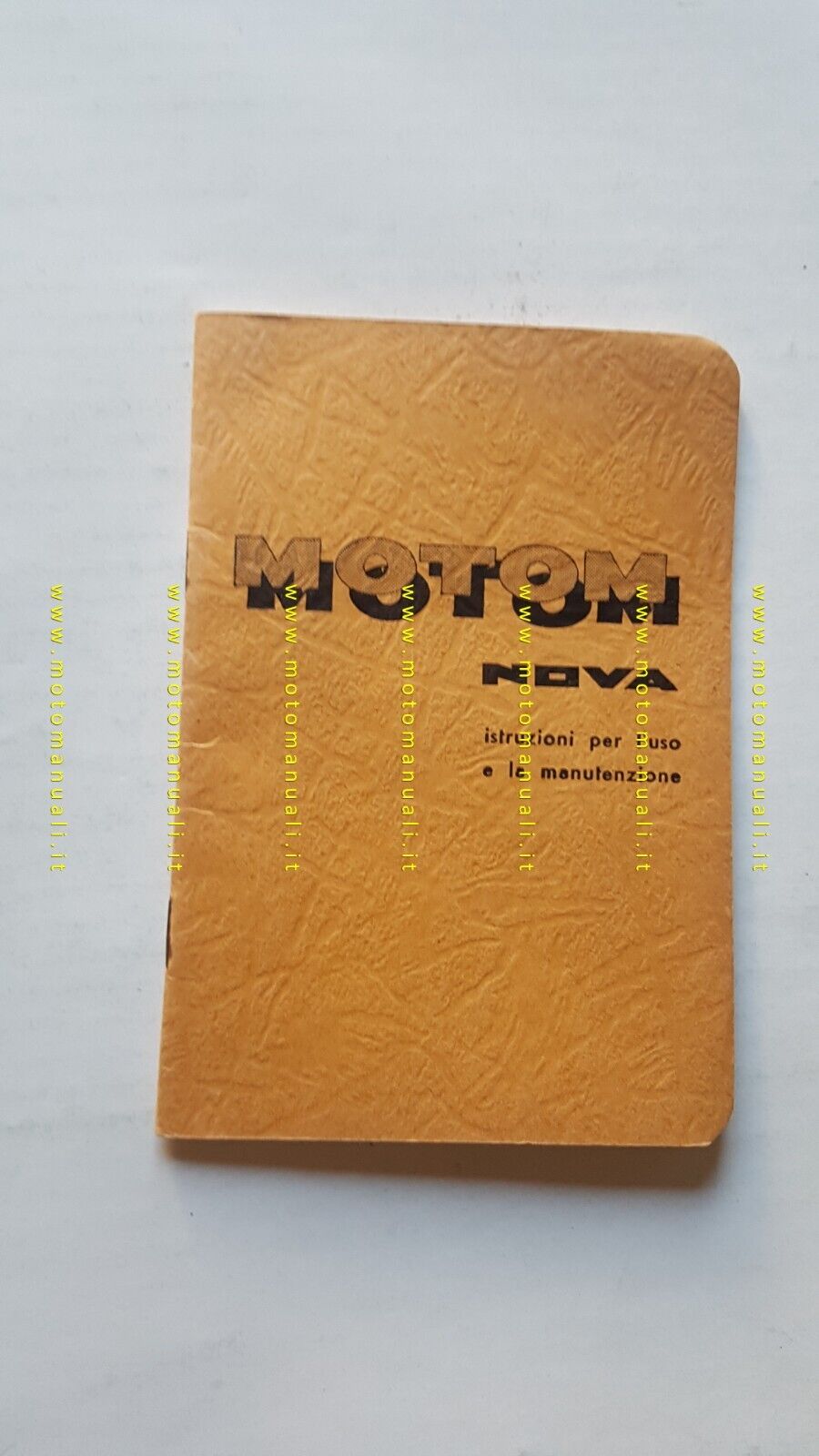 Motom 50 Nova 1965 manuale uso manutenzione libretto originale owner's …