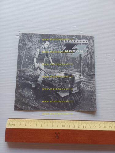 Motom MotomZappa 48 depliant italiano originale