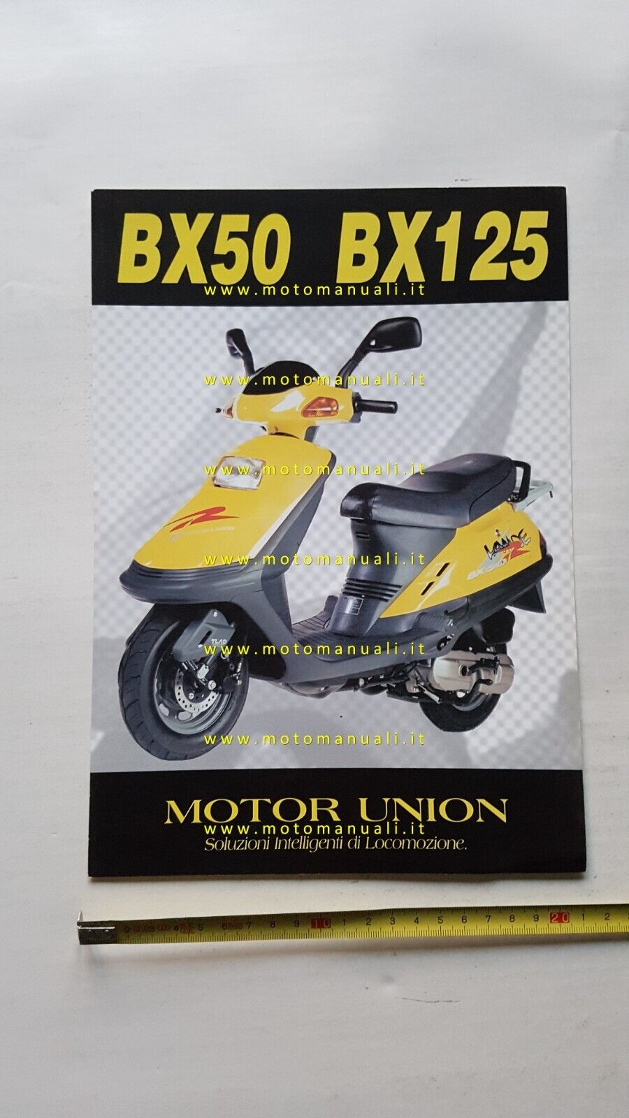 Motor Union BX 50 - BX 125 depliant scooter originale …