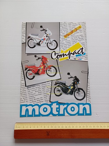 Motron 50 Compact TUBONE 1989 depliant italiano originale