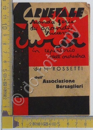 Musica - Edizioni Curci - orchestra Associazione Bersaglieri - 1934 …