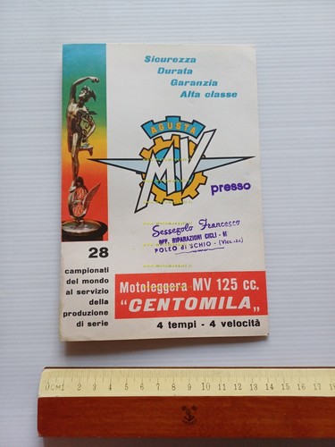 MV Agusta 125 Turismo R.A. - Turismo EL Centomila depliant …