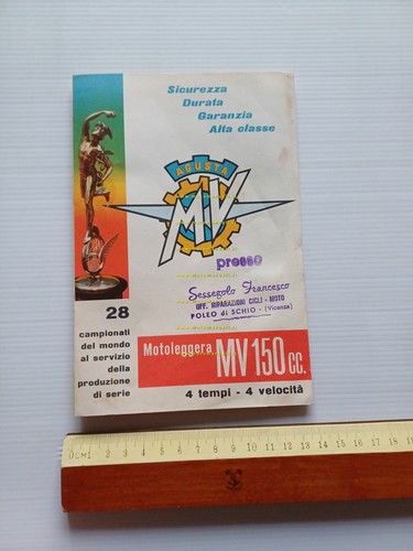 MV Agusta 150 Gran Turismo - Rapido Sport depliant italiano …