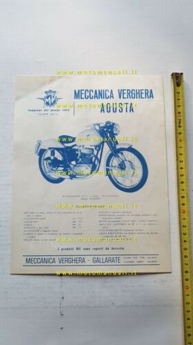 MV Agusta 175 CST 1953 depliant originale moto genuine motorcycle …