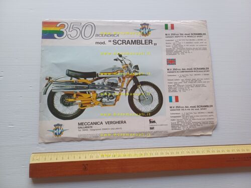 MV Agusta 350 B Scrambler - GT accens. puntine 1972 …
