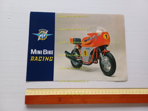 MV Agusta 50 Mini Bike Racing 1975 depliant originale ITALIANO