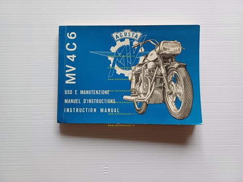 MV Agusta 600 4C 1968 manuale uso manutenzione originale owner's …