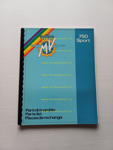 MV Agusta 750 4C Sport 1974 catalogo ricambi originale spare …