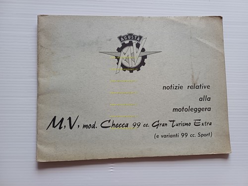 MV Agusta 99 Checca Gran Turismo Extra - Sport 1960-61 …