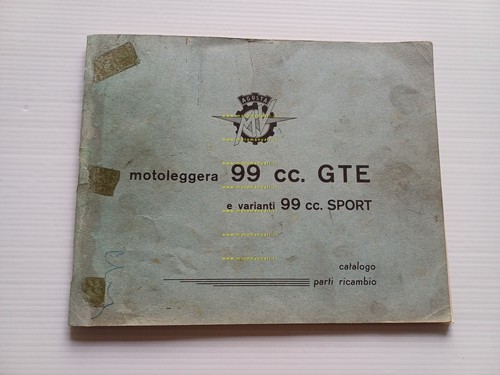 MV Agusta 99 GTE - 99 Sport 1961 catalogo ricambi …
