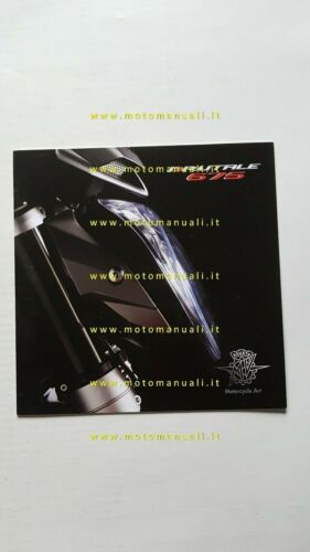 MV Agusta Brutale 675 2014 depliant originale italiano brochure