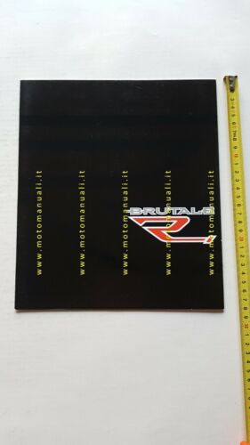 MV Agusta Brutale 910 R 2008 depliant INGLESE originale ENGLISH …