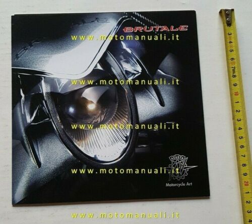 MV Agusta Brutale 921 2011 depliant originale inglese ENGLISH brochure