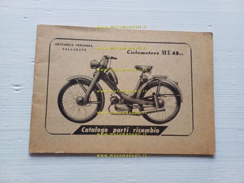 MV Agusta Ciclomotore 48 1956 catalogo ricambi originale spare parts …