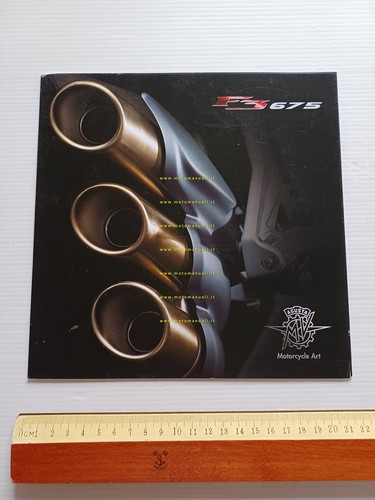 MV Agusta F3 675 2013 depliant italiano originale