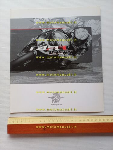 MV Agusta F4 1078 312 RR 2008 depliant italiano originale