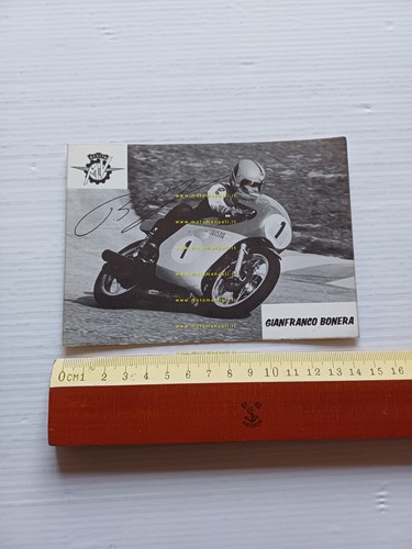 MV Agusta Gianfranco Bonera foto cartolina originale