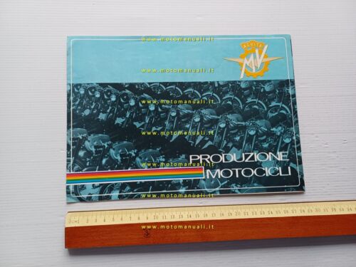 MV AGUSTA Produzione modelli 1968 depliant ITALIANO originale
