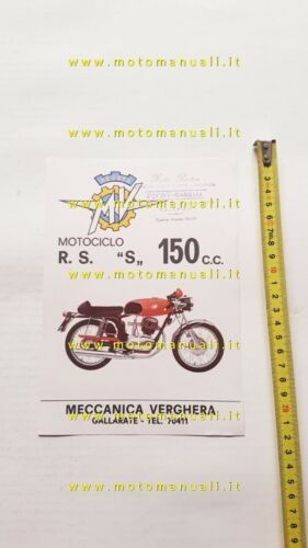 MV AGUSTA RSS 150 1969 depliant ITALIANO originale moto brochure