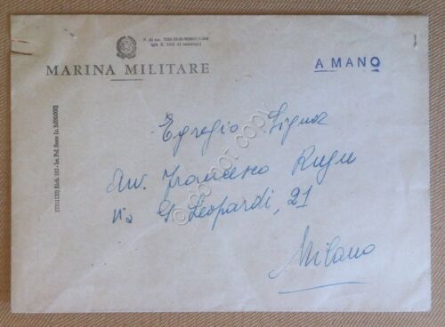 Navigazione - Busta della Marina Militare con documento - 1971