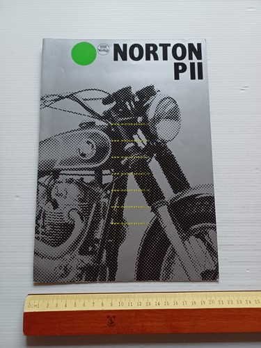 Norton 750 P11 1967 depliant INGLESE originale