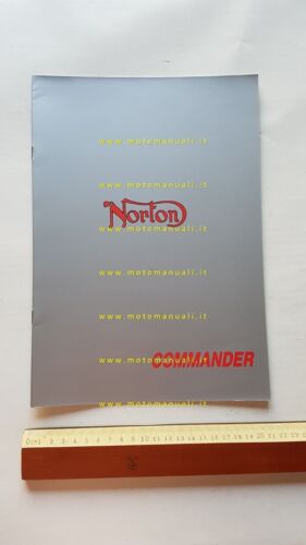 Norton Commander Wankel depliant testo INGLESE originale moto