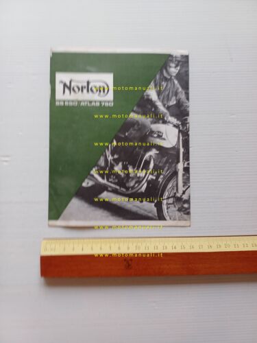 Norton SS 650 - Atlas 750 1962 depliant inglese originale