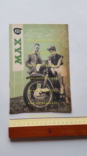 NSU Max 250 1955 depliant originale italiano