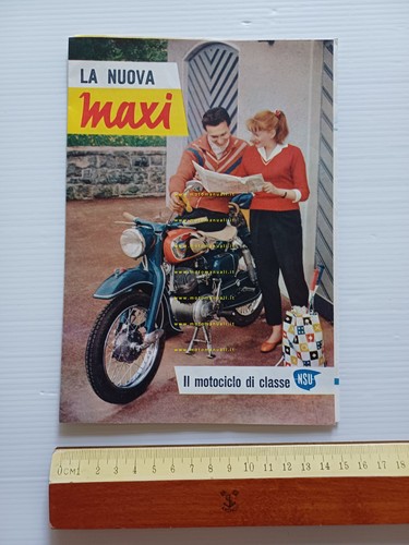NSU Maxi 175 1958 depliant originale italiano