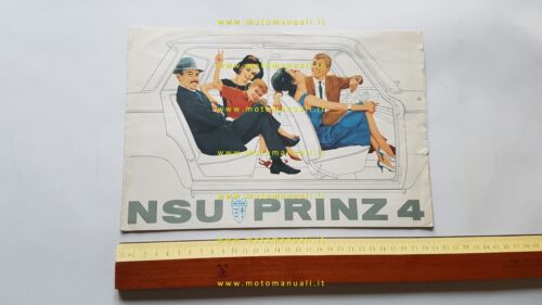 NSU Prinz 4 depliant originale italiano